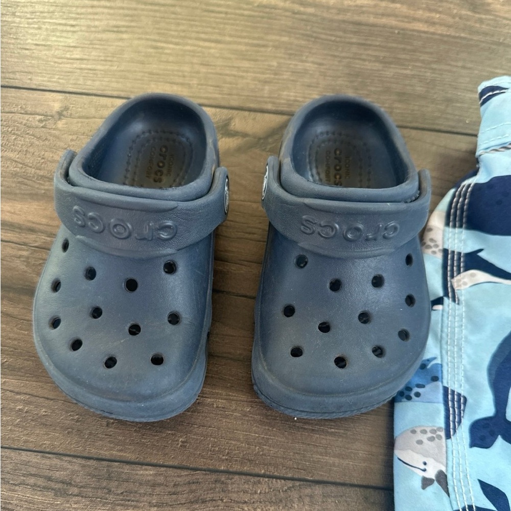 CROCS toddler Classic Clog - Dark Blue